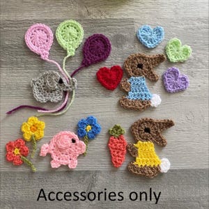 Apliques de crochet - Accesorios
