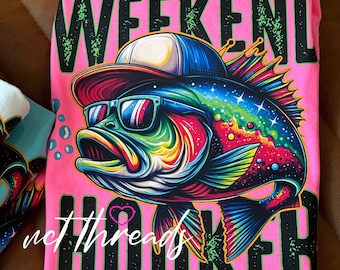 Camiseta de prostituta de fin de semana, camiseta de mamá, camiseta de pesca, regalo del Día de la Madre, regalo del Día del Padre