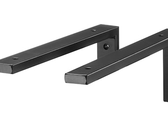 Wall bracket (solid angle) for a vanity or shelf