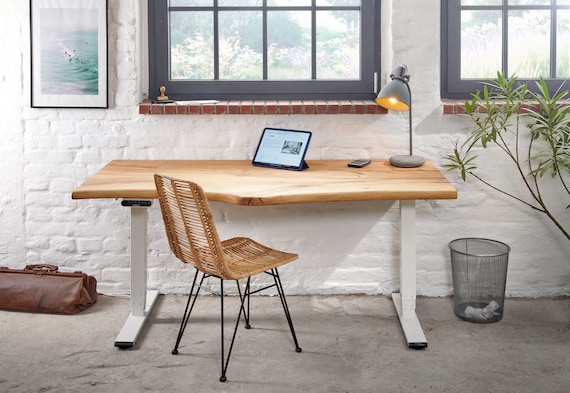 Oak 2024 adjustable desk