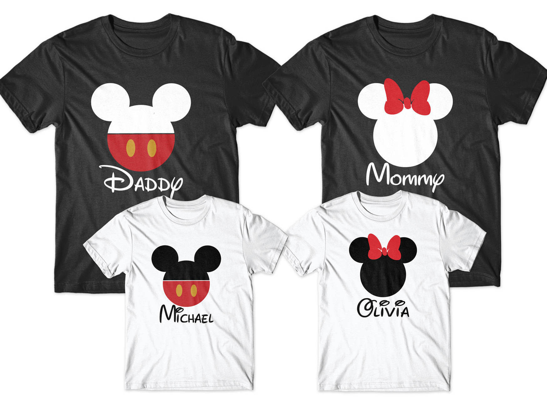 mom and dad disney shirts