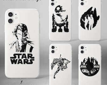 Custodia Star Wars per iPhone 16e, 15 e 14, custodia per Galaxy S25 e S24 Plus, custodia per iPhone 11 e 12, custodia per Galaxy S10, custodia per Galaxy A13, custodia per iPhone 13, custodia per Galaxy Note 9.