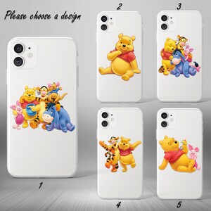 Disney iPhone 16e 15 14 Pro case Winnie the Pooh Galaxy S25 S24 case Galaxy A13 case iPhone 11 12 13 case Galaxy Note 9 case Galaxy S9 case