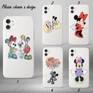 Custodia Disney per iPhone 16e, 15 e 14, Topolino, Galaxy S25 e S24, Galaxy Note 7, iPhone 11 e 12, Galaxy S9, iPhone 13 e Galaxy A13.