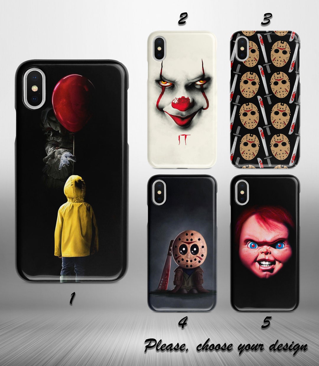 Halloween iPhone 17 16e 15 14 13 Case Horror Galaxy S25 S24 FE Google ...