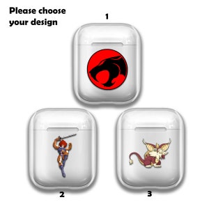 Thunder Cats Air Pods case Clear headphones cover Cartoon Air Pods 3 case Silicone AirPods holder TPU