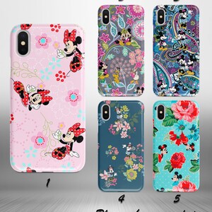 Custodia Minnie Mouse A36 A56 per iPhone 16e 15 14 13 12 11, custodia Disney per Galaxy S25 S24, custodia Google Pixel 6 7 8 per Galaxy S7, custodia per iPhone Xs, custodia Note 20.