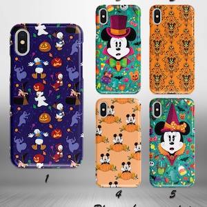 Custodia Halloween A36 A56 Topolino per iPhone 16e, 15, 14, 13, Galaxy S25, S24, Google Pixel 6, 7, 8, iPhone Xs, Note 10, iPhone 11, 12.