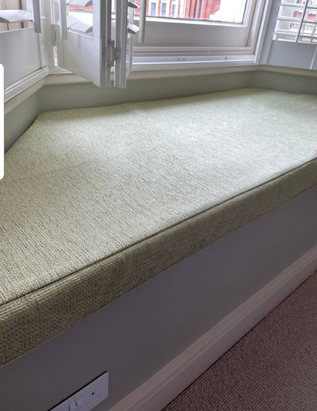 Window Seat Cushion for Bay Windows Cushion. Made to Measure Etsy UK