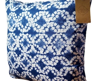 Green - Hand Batik Print Cotton Cushion Cover 68