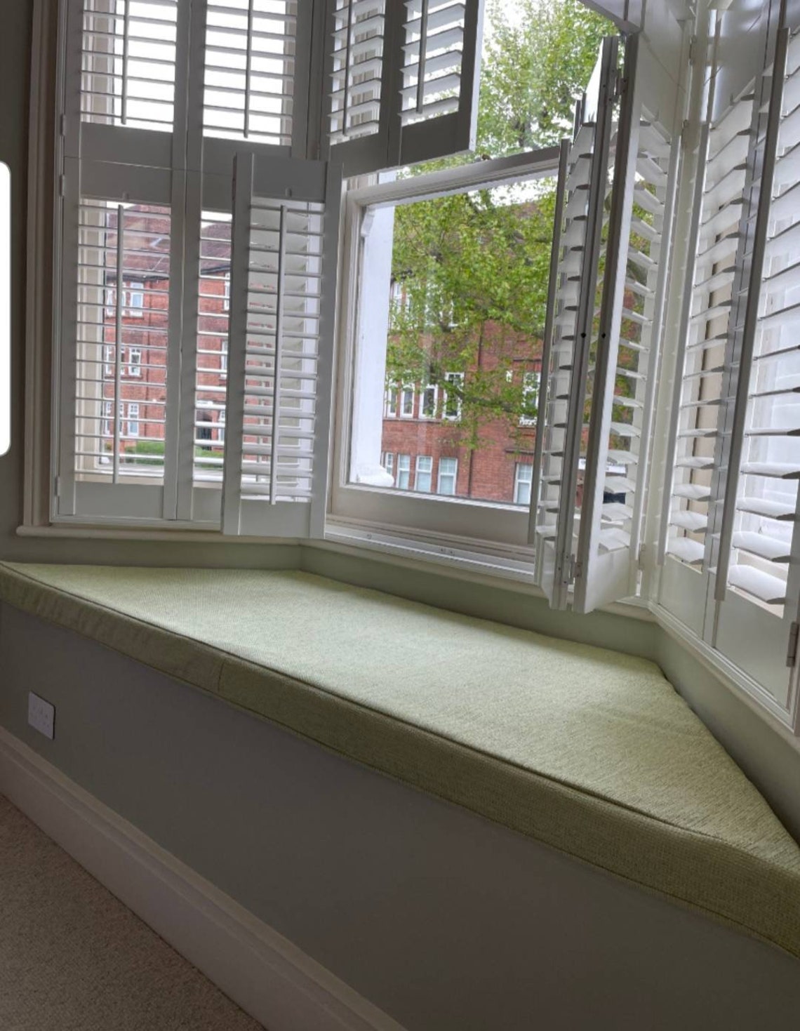 Window Seat Cushion for Bay Windows Cushion. Made to Measure Etsy UK