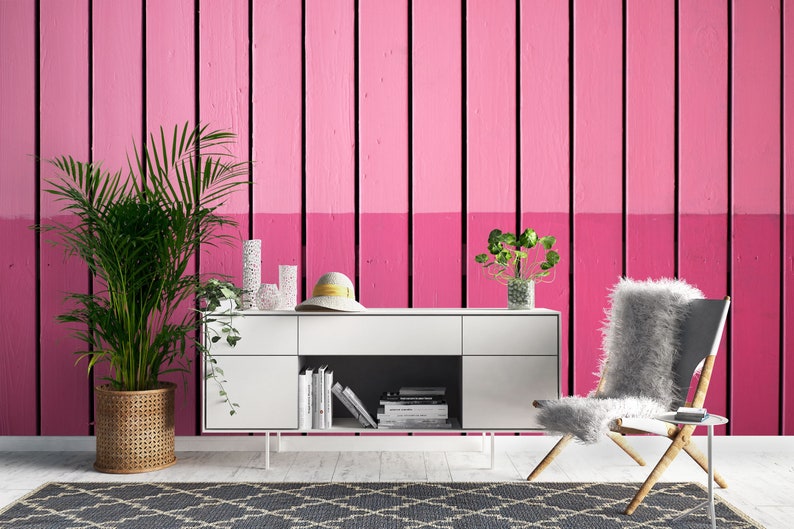Télécharger gratuitement Images Rose Papier Peint Palette Bois Papier Peint Mural Non Tisse Etsy actualisé par