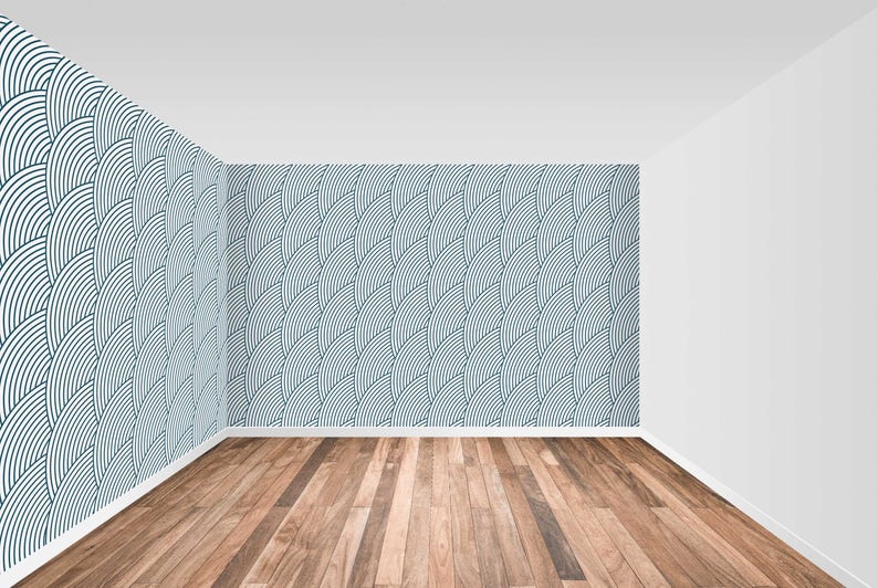 Semicircle Wallpaper Murals Wall art decals Non woven wallpaper Feature Wall Made to Measure Home wall decor