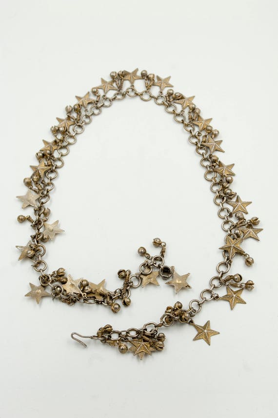 Vtg Stars & Bells Belly Dancing Belt