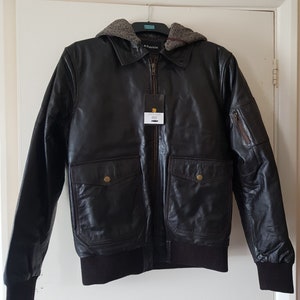 じ*ん様 00s archive MUSHER hooded leather j IVAN Leather Hooded Jacket for Men | Mackage US