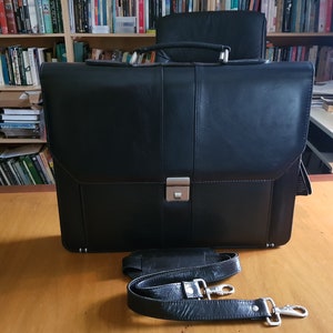 Nouveau porte-documents en cuir pour hommes, sac messager, sac en cuir, sac messager noir, cuir, porte-documents pour hommes, sac pour ordinateur portable, porte-documents pour hommes