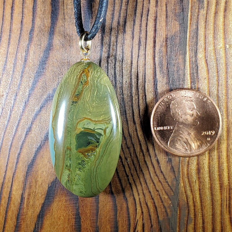 Owyhee Picture Jasper Pendant Necklace by Mother Earth Agates