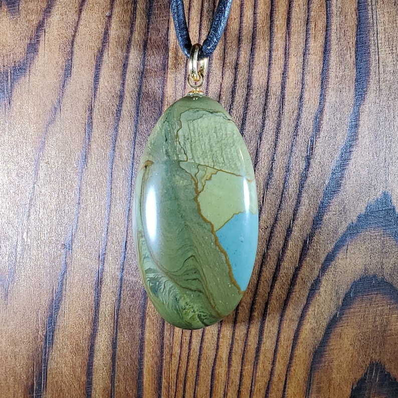 Owyhee Picture Jasper Pendant Necklace by Mother Earth Agates