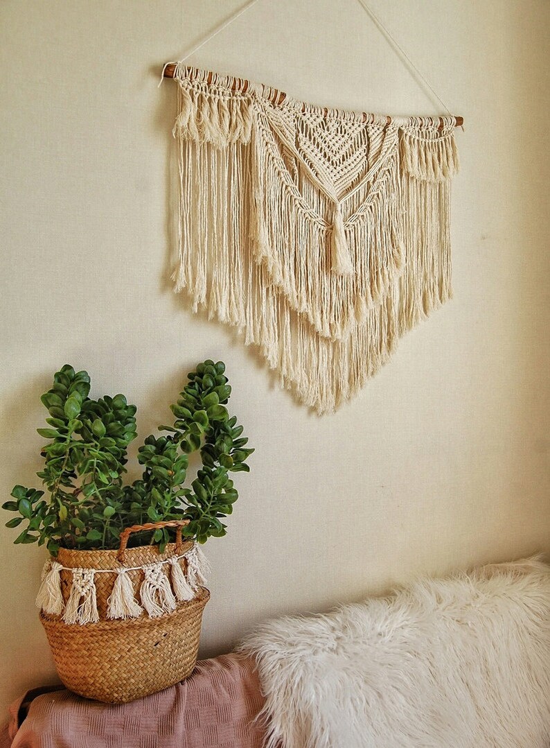 Medium Macrame Wall Hanging Woven Wall Hanging Boho Wall Etsy