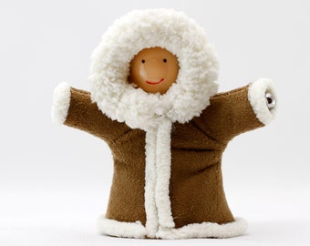 Inuit PeaceKin - Diversity Doll with Magnets for Hands, Teaching Peace, Collectible