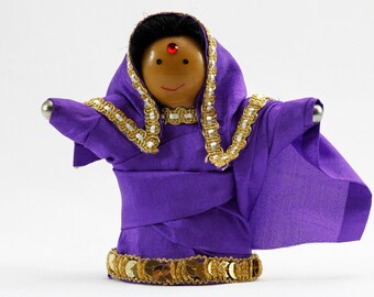 Indian PeaceKin - Diversity Doll with Magnets for Hands, Teaching Peace, Collectible
