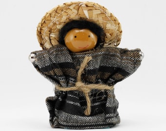 Mexican PeaceKin - Diversity Doll with Magnets for Hands, Teaching Peace, Collectible