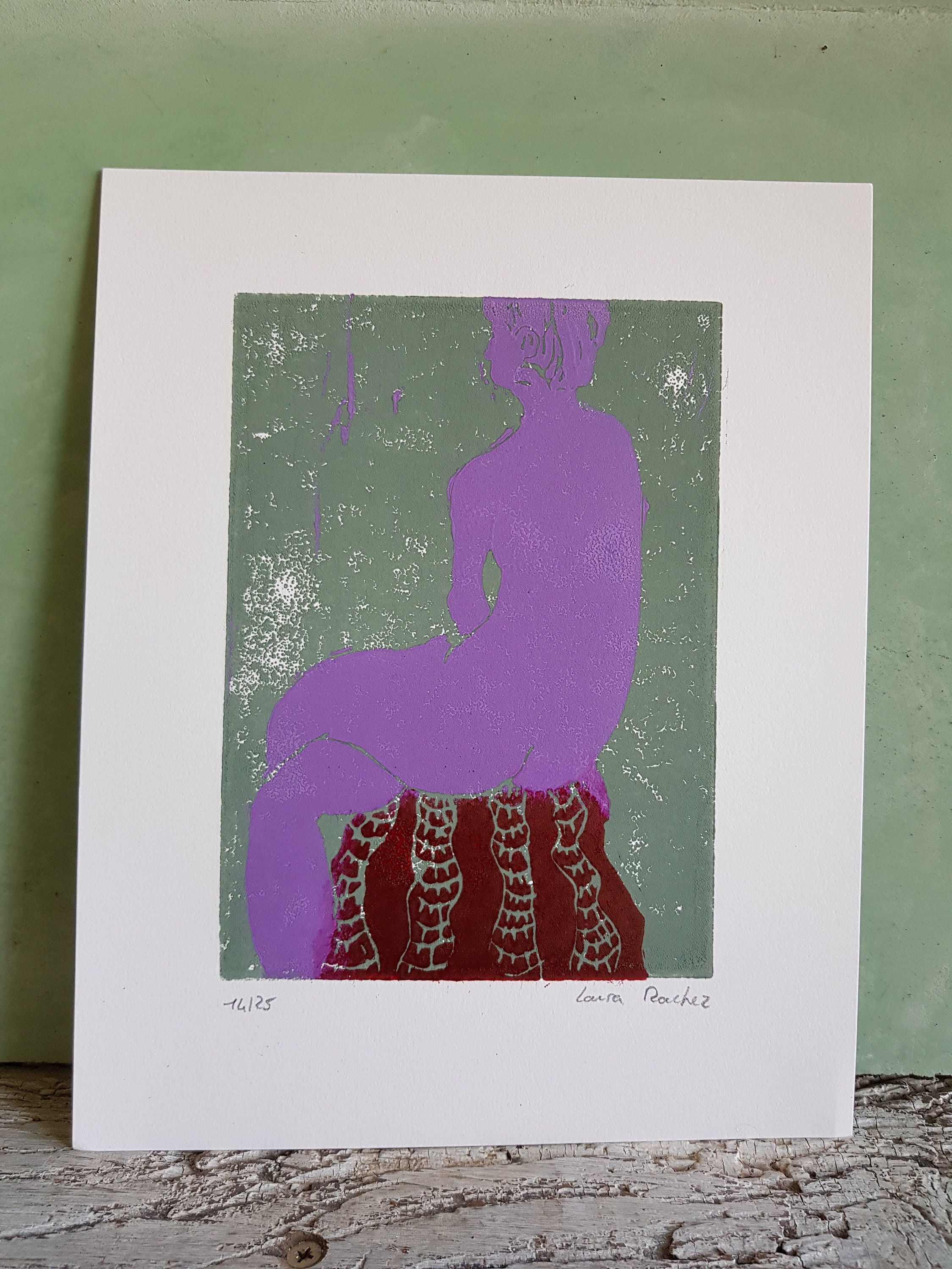 Large Format Nude Art Poster - 025d3xc