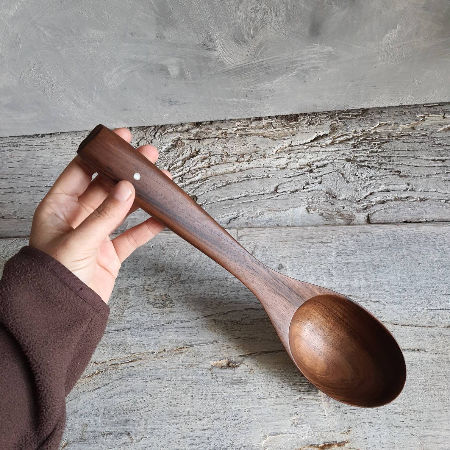 Grande cuillère en bois artisanale bois Français ustensile de Etsy