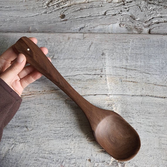 Grand Cuillere En Bois Artisanale Bois Francais Ustensile De Etsy