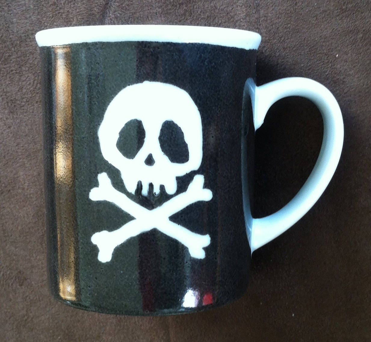 Mug en Porcelaine Motifs Pirate et Tête de Mort