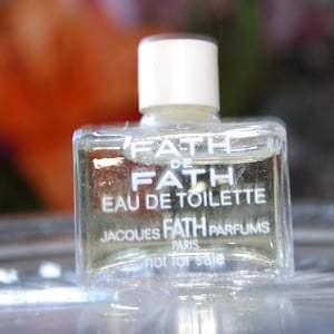 J. FATH Fath de Fath - Eau de toilette - Vintage miniature perfume