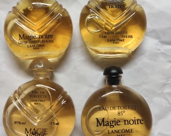 Magie Noire de Lancôme 4 miniatures vintage