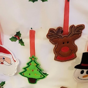 ITH Christmas Decoration Set machine embroidery designs