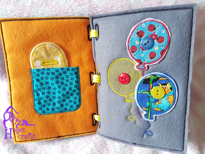 ITH Quiet Book complete set machine embroidery design Etsy