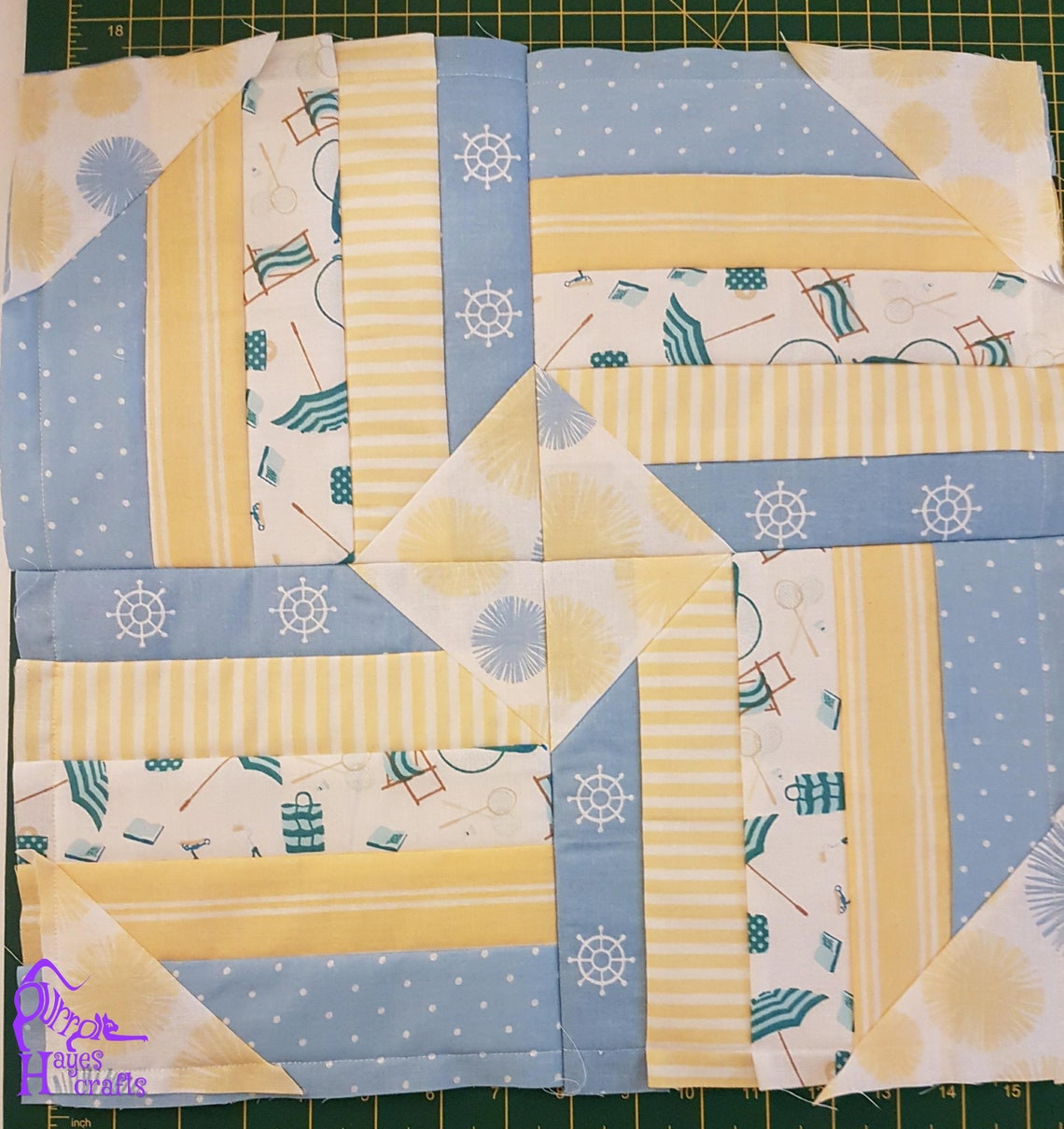 ITH Stripes Quilt Block Machine Embroidery Design 4x4 5x5 Etsy UK