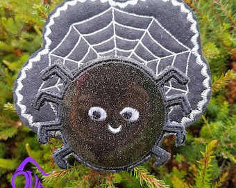 Diseño de bordado la máquina ITH araña Coaster/Mug Rug