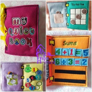 ITH Quiet Book complete set machine embroidery design
