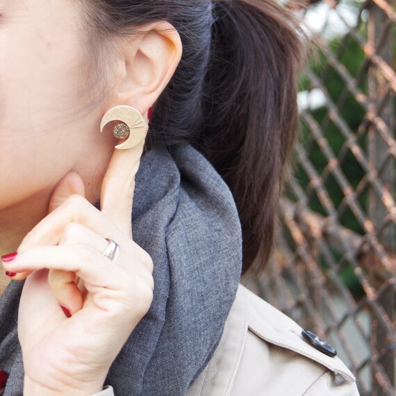 Basswood earrings sale