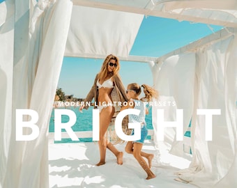 Lightroom Presets, Bright and Airy, Presets Lightroom, Presets, Modern Presets, Branding, Portrait Preset, Instagram, Blogger, Photo Edit