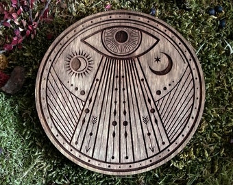Esotericism, Mystical Eye, Magic and Ritual, Wicca, Occult, Esoteric Tool, Esoteric Altar, Sun and Moon, Wicca, Witch, Witchcraft