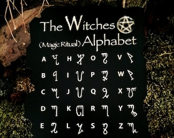 Esotericism, Witchcraft, Esoteric tools, witch, wicca, witchy, Alphabet of Sorcerers and Witches. Divinatory Arts and Magical Rituals