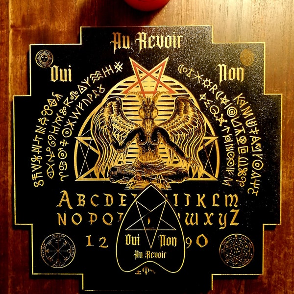 Ouija, Planchette, Ouija bord, occulte, spiritualisme, Ouija bord, ouijabord, Spirit Board, Dark Gothic, Sigil, Witchy en Witch