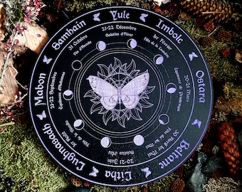Wheel of the Year, Wheel of Seasons, Sabbats, Wicca, Moon, Wicca Wheel