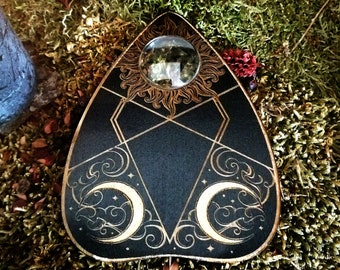 Ouija, Ouija board, Spiritism, esotericism, occult, ouija drop, ouija pointer, paganism witch witchcraft wicca