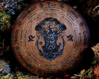 Esotericism, Wicca and Sabbats, Pagan Wheel, Wheel of the Year, Wicca Calendar, Ritual and Witchcraft, Wiccan, Ostara, Mabon, Yule, Litha