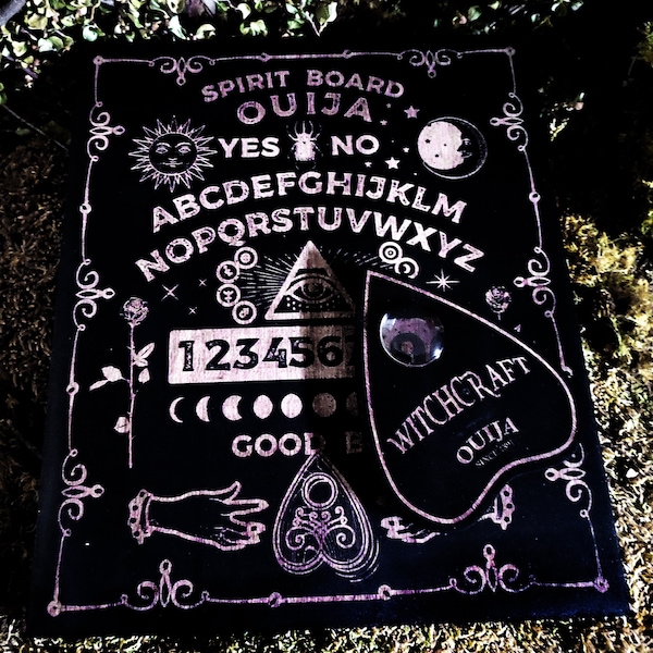 Ouija Planchette Spiritisme authentique avec son Pointeur, Goutte pour vous délivrer les messages de l'au-delà, Objet Occulte, Décoration !