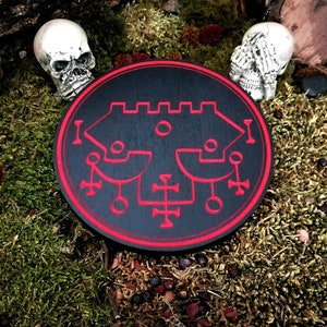 Esotericism, Occult, Demon, Belial, Sigil, High Magic, Magic, Ritual and Witchcraft, Halloween, Occult and Mystical Object.