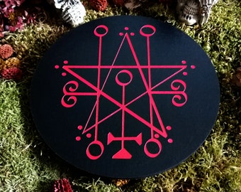 Astaroth Art Goetia Sigil occult, witchcraft, witchy, witches and wizards, occultism, witchcraft, Demon and Witchcraft, Magic Object.