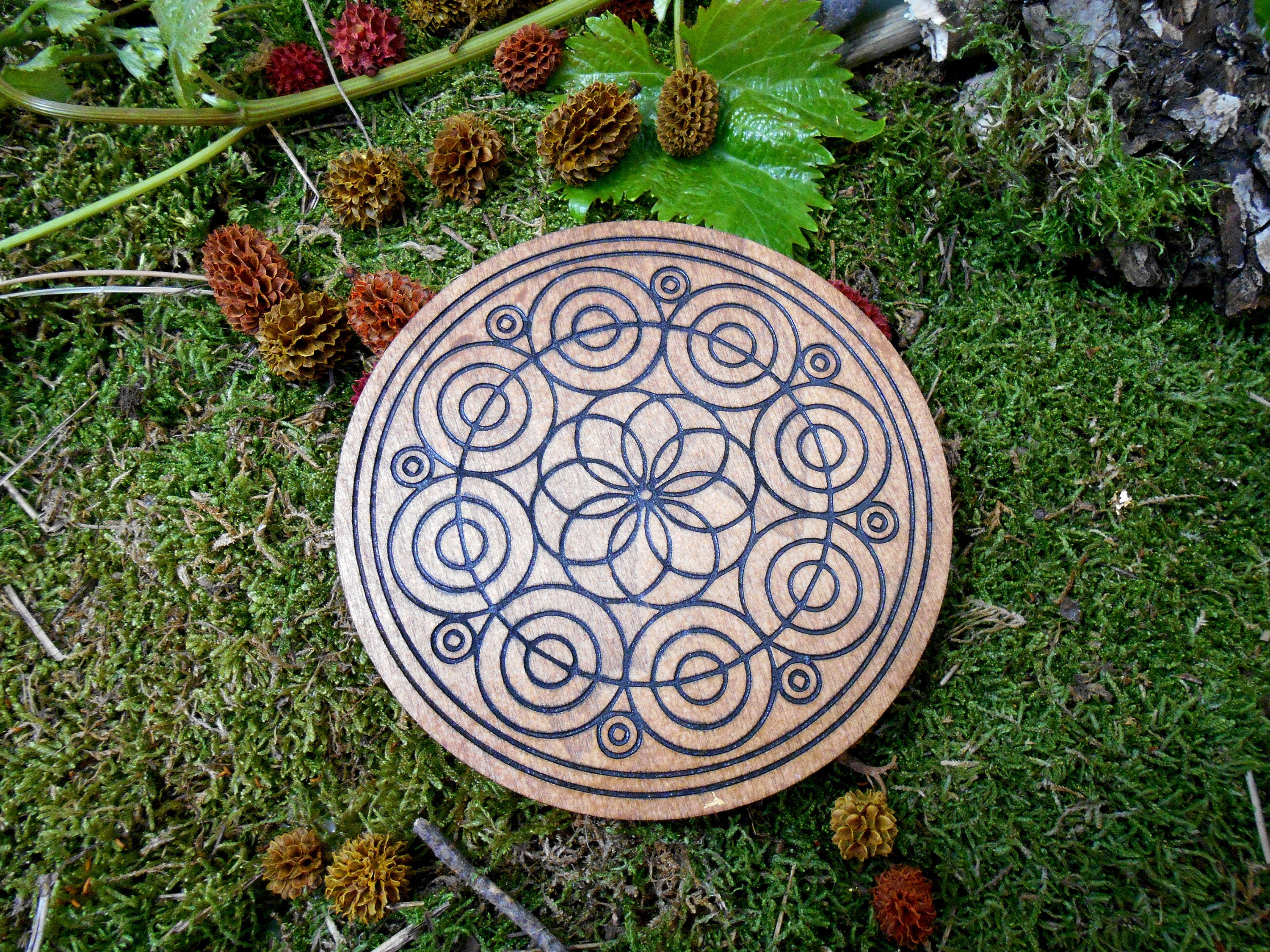 Fleur de Vie, Autel Wicca, Zen, Bouddha, Lotus