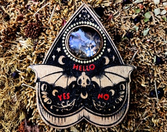 Ouija Vampire Board, esotericism and vampire, Gothic Decoration, Spiritism, Ouija Drop, Vampire Pointer for Ouija, Dracula